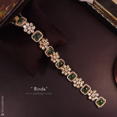 Binda Moissanite Polki Bracelet