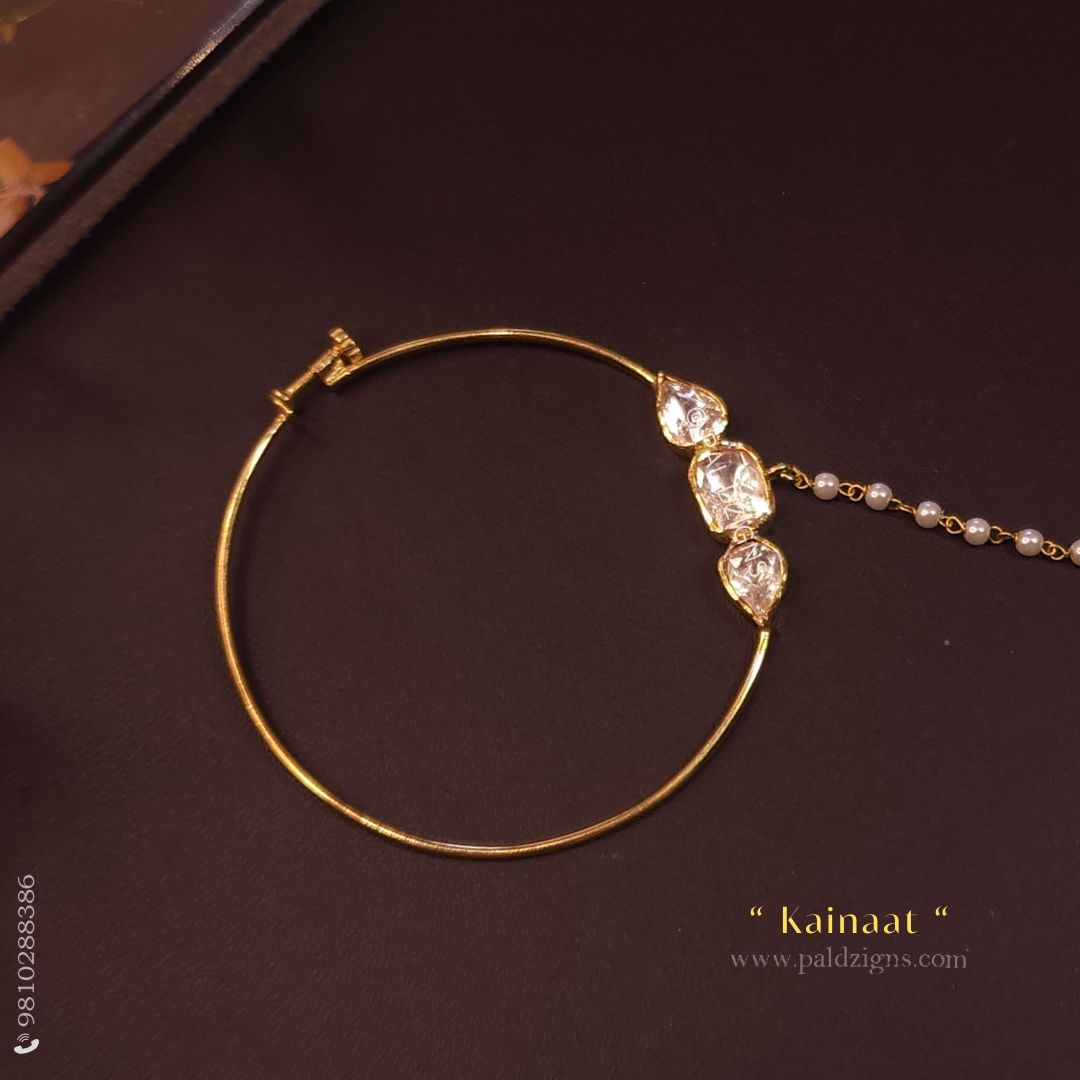 Kainaat Moissanite Polki Nath