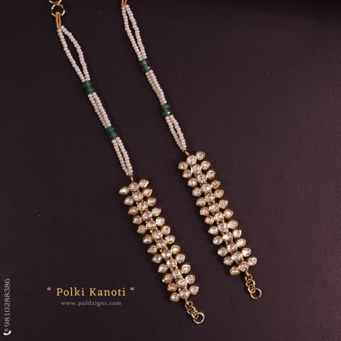 Polki Kanoti In Moissanite