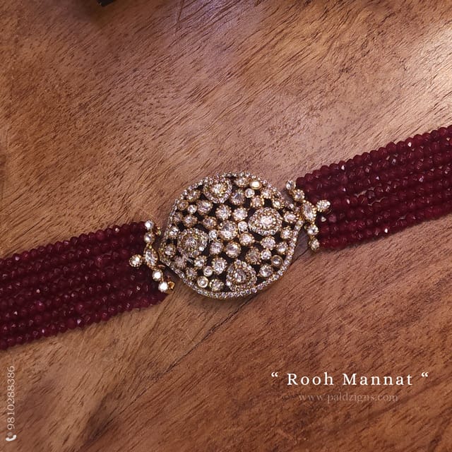 Rooh Mannat Moissanite Polki Bracelet