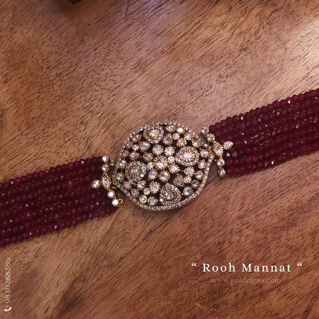 Rooh Mannat Moissanite Polki Bracelet