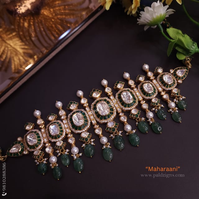 MahaRaani Moissanite Polki Choker