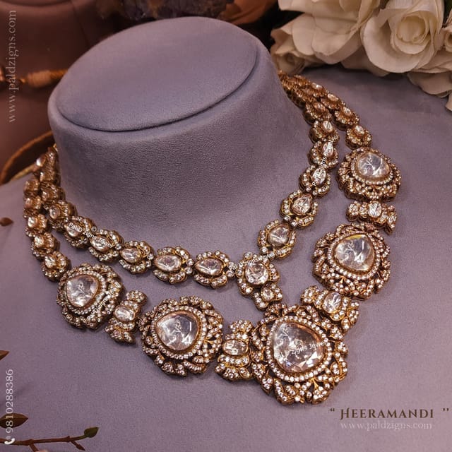 Heeramandi Moissanite Polki Necklace