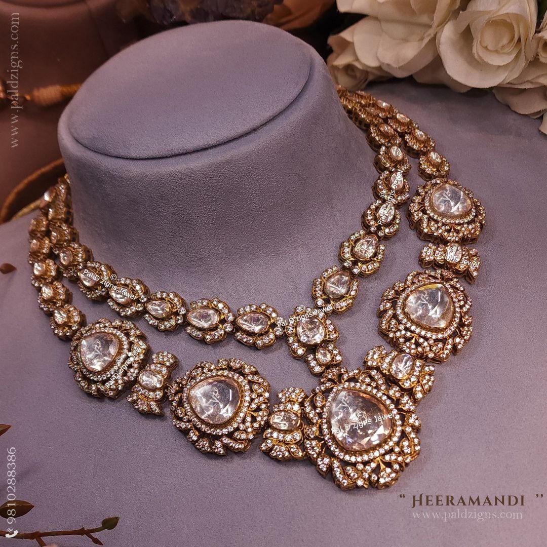 Heeramandi Moissanite Polki Necklace