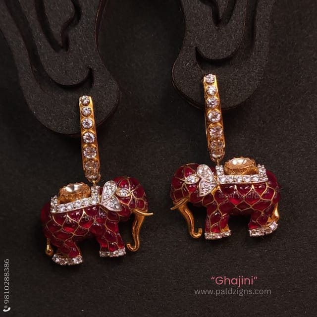 Ghajini Moissanite Polki Baali