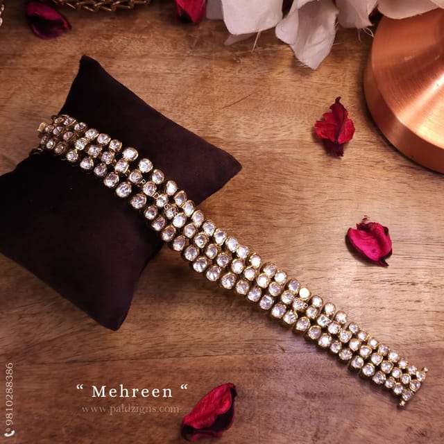 Mehreen Moissanite Polki Bracelet