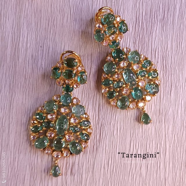 Tarangini Moissanite Polki Earrings