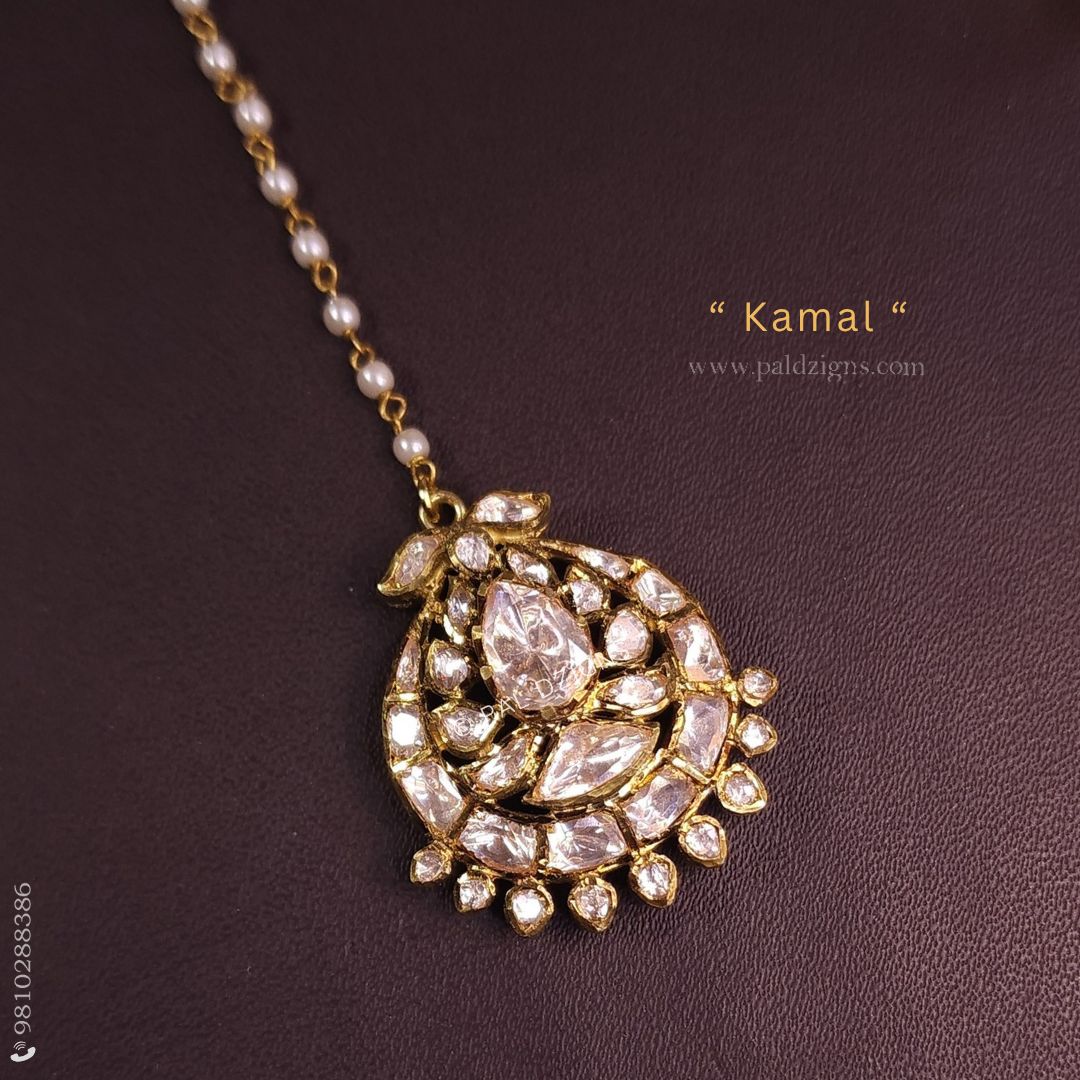 Kamal Moissanite Polki Tikka