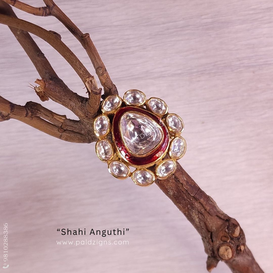 Shahi Anguthi Bikaneri Jadau Ring