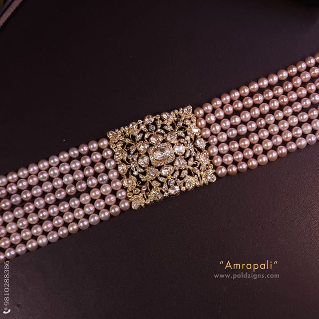 Amrapali Moissanite Polki Choker