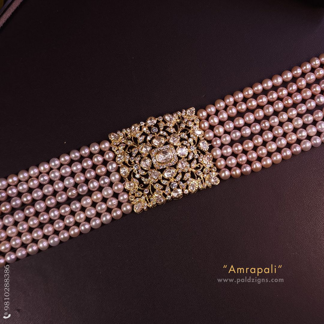 Amrapali Moissanite Polki Choker
