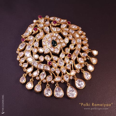 Polki Ramaiyaa Moissanite Polki Pendant