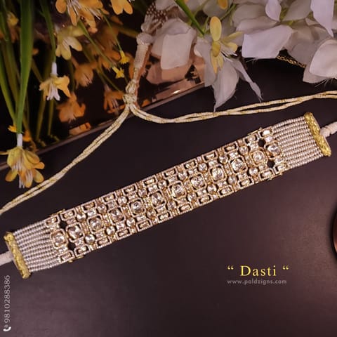 Dasti Moissanite Polki Choker
