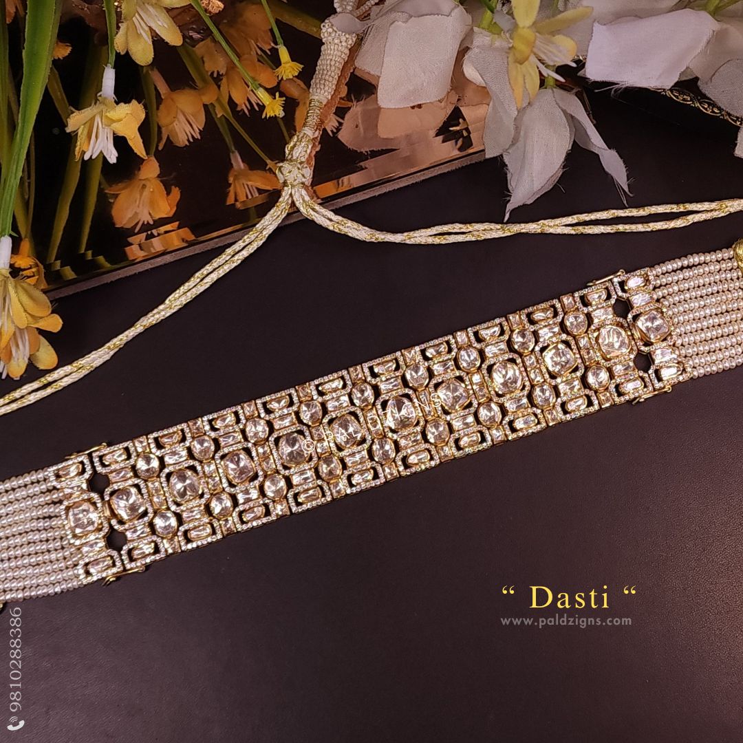 Dasti Moissanite Polki Choker