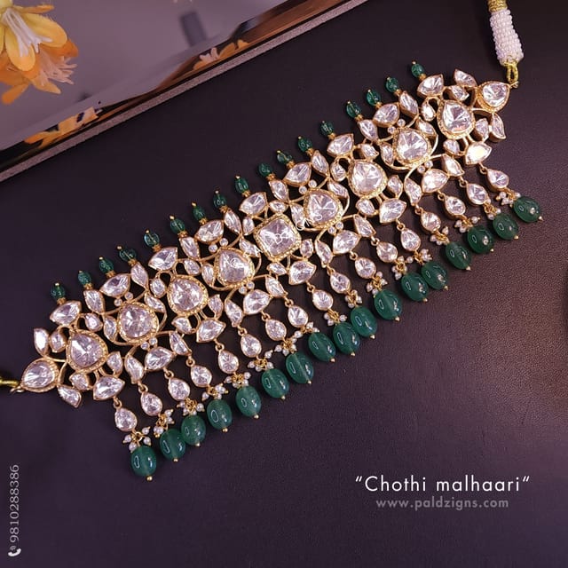 Chothi Malhaari Polki Necklace