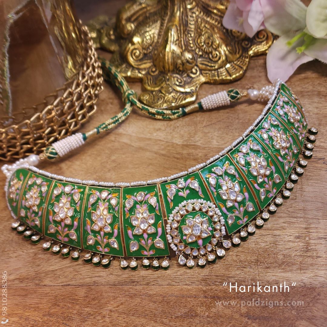 Harikanth Moissanite Polki Necklace