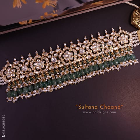 Sultana Chaand Moissanite Polki Choker