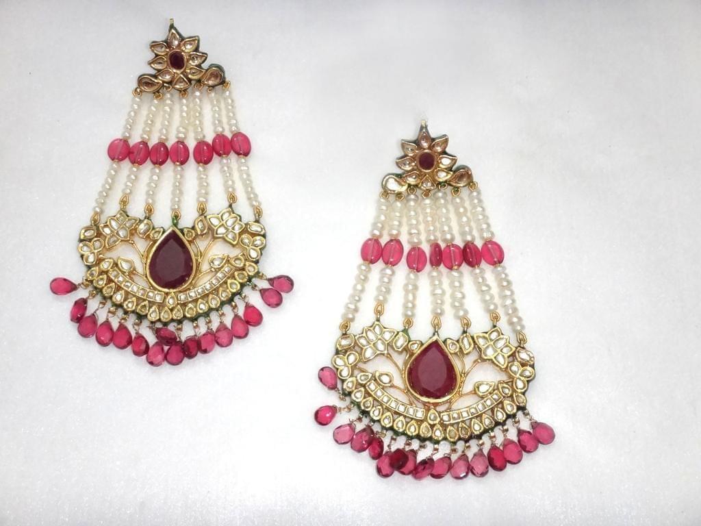 Zhumar ruby earing