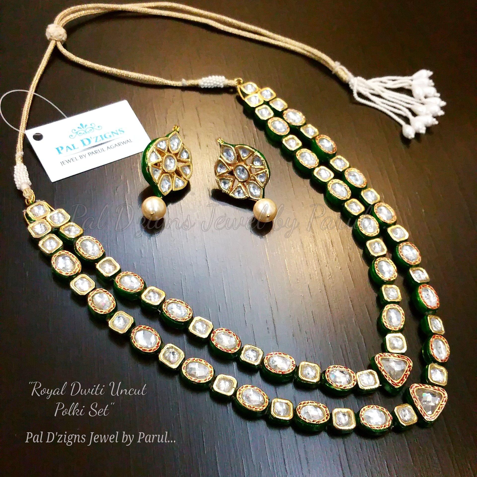 Royal Dwiti Uncut Polki Set
