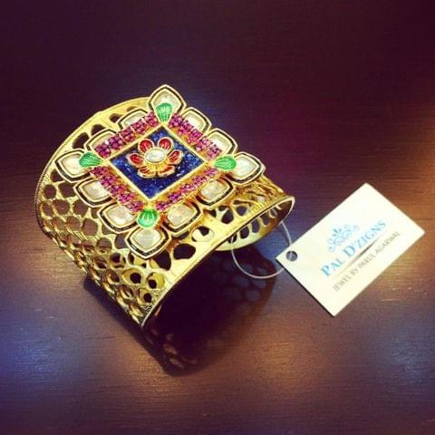 Marine Pacchi Cuff - Rubelite