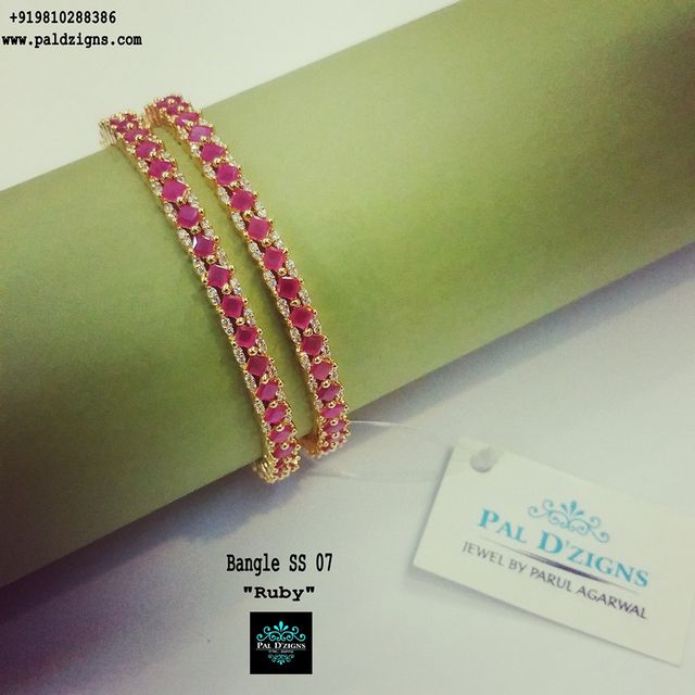 Diamond Bangles 07 (2-6")