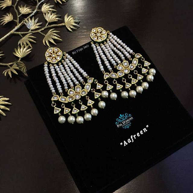 Aafreen polki earings
