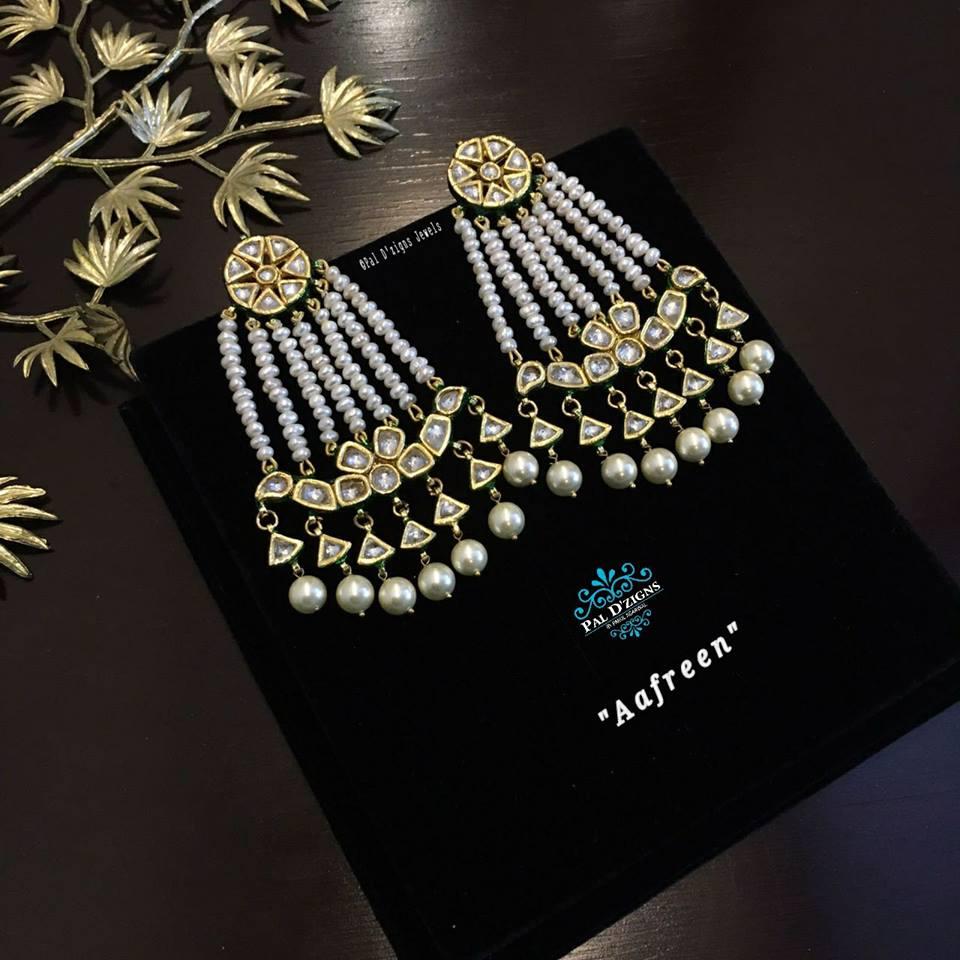 Aafreen polki earings