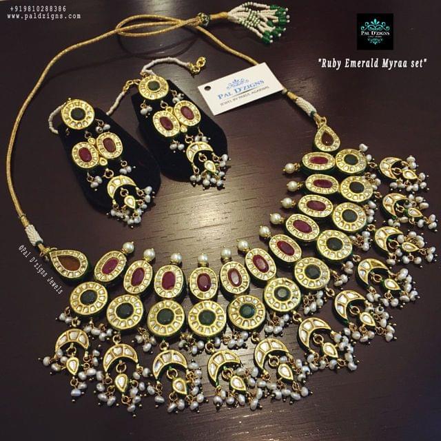 Ruby Emerald Myraa Set
