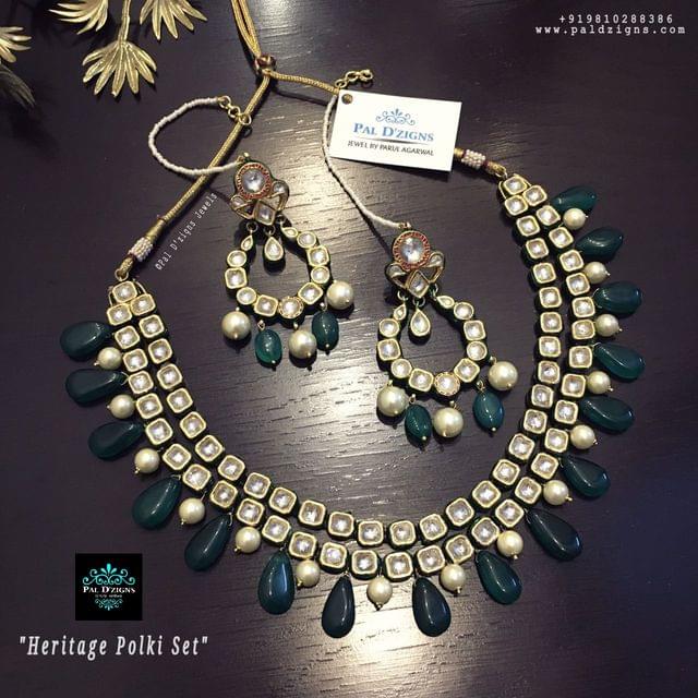 Heritage polki Necklace Set