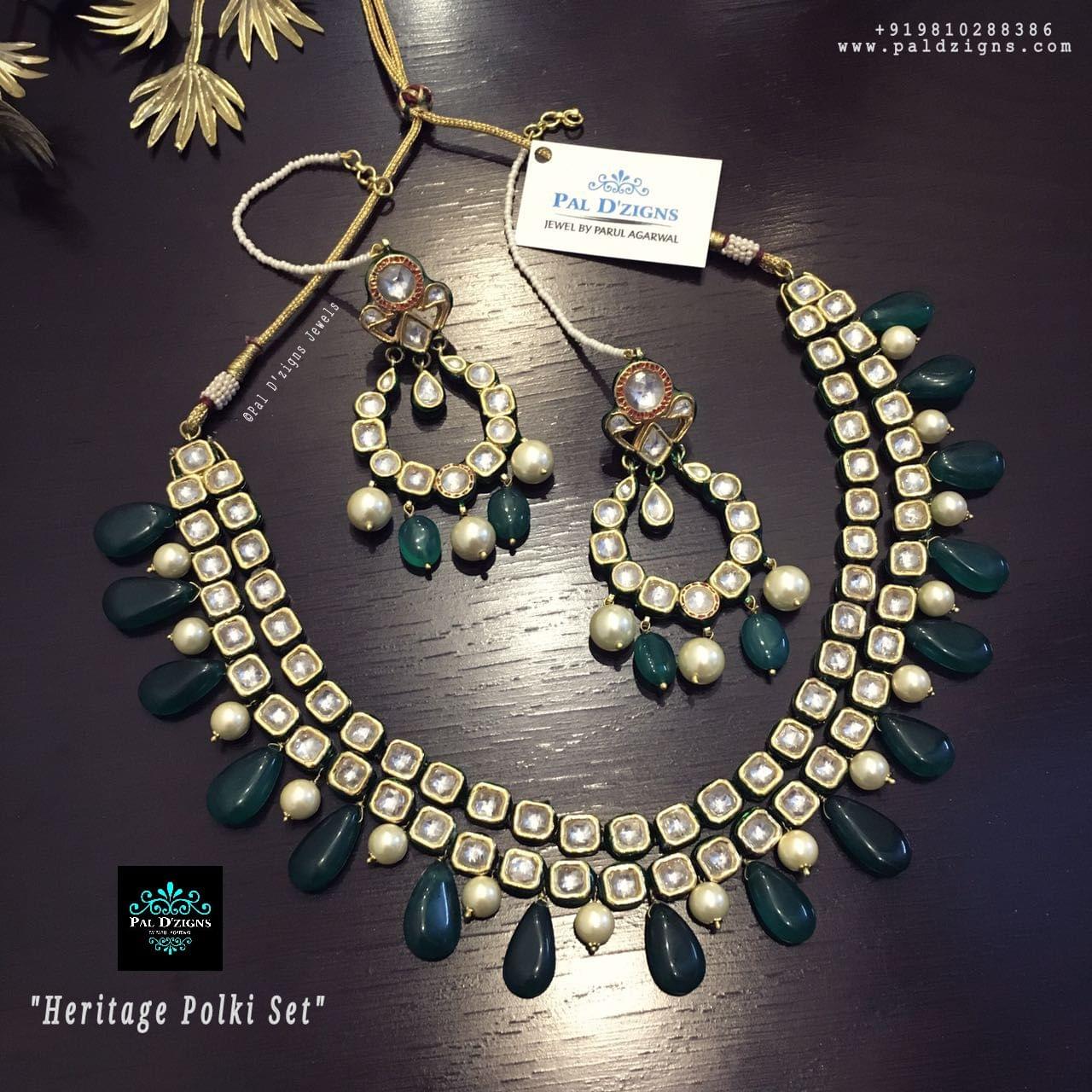 Heritage polki Necklace Set
