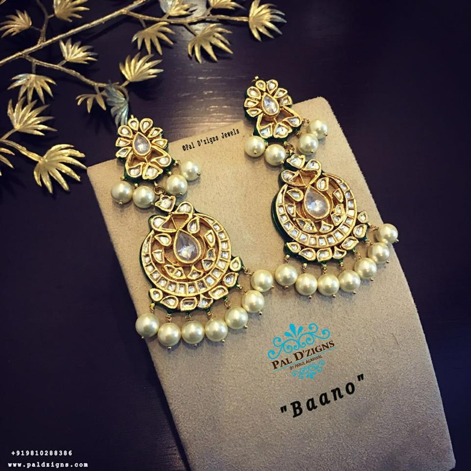 Banno Kundan-polki Earings