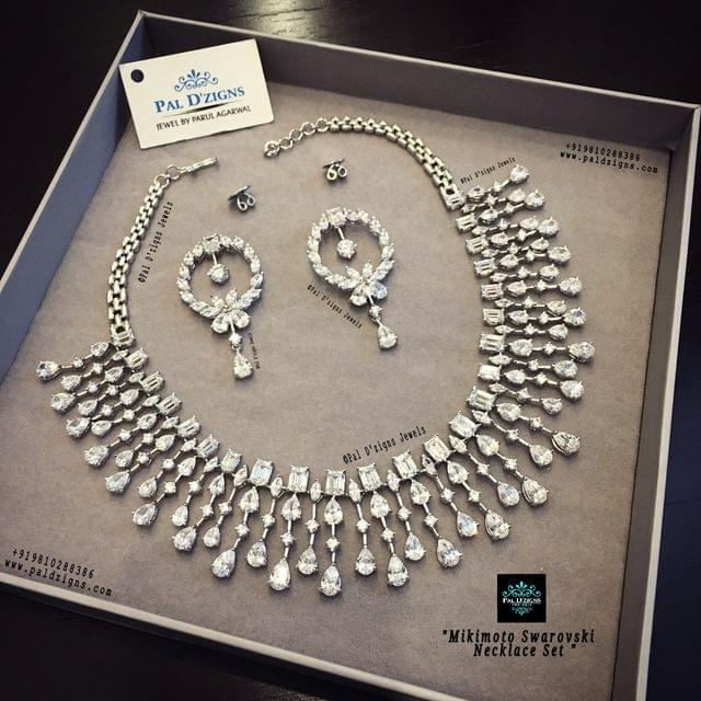 Mikimotto Swarovski Diamond Set