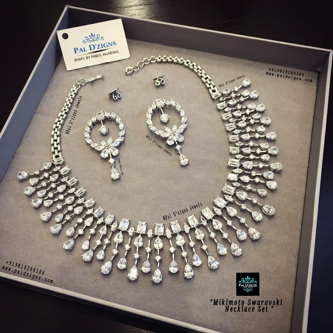 Mikimotto Swarovski Diamond Set