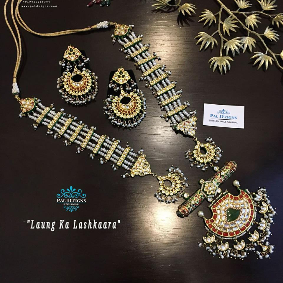 Laung Ka Lashkaara Kundan Set
