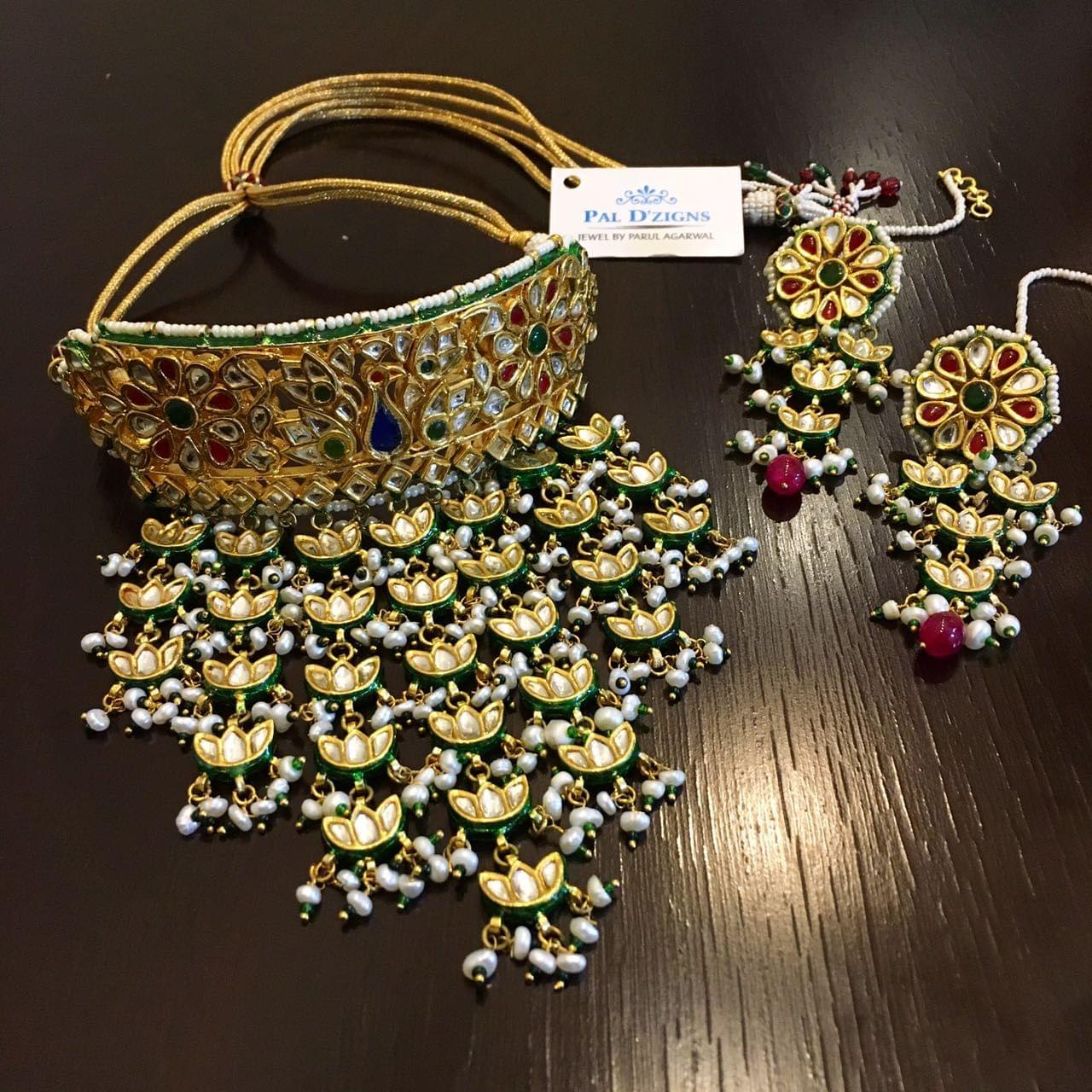 Mayur Choker Bridal Set