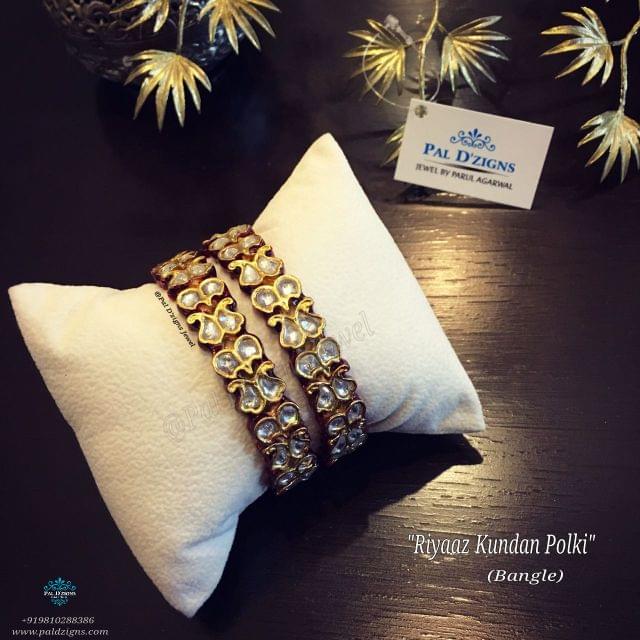 Riyaaz kundan polki 2-6" size