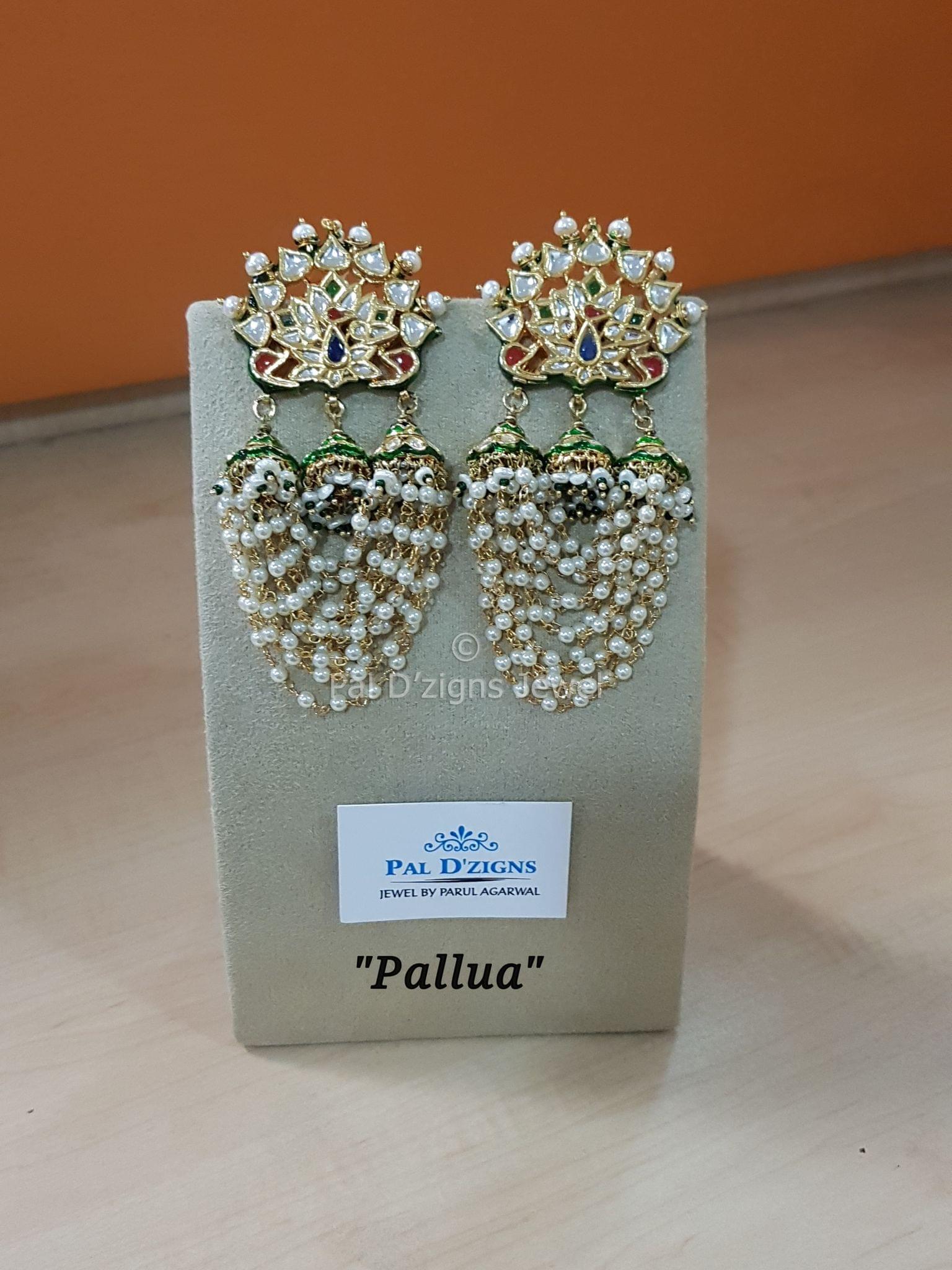 Pallua kundan earring