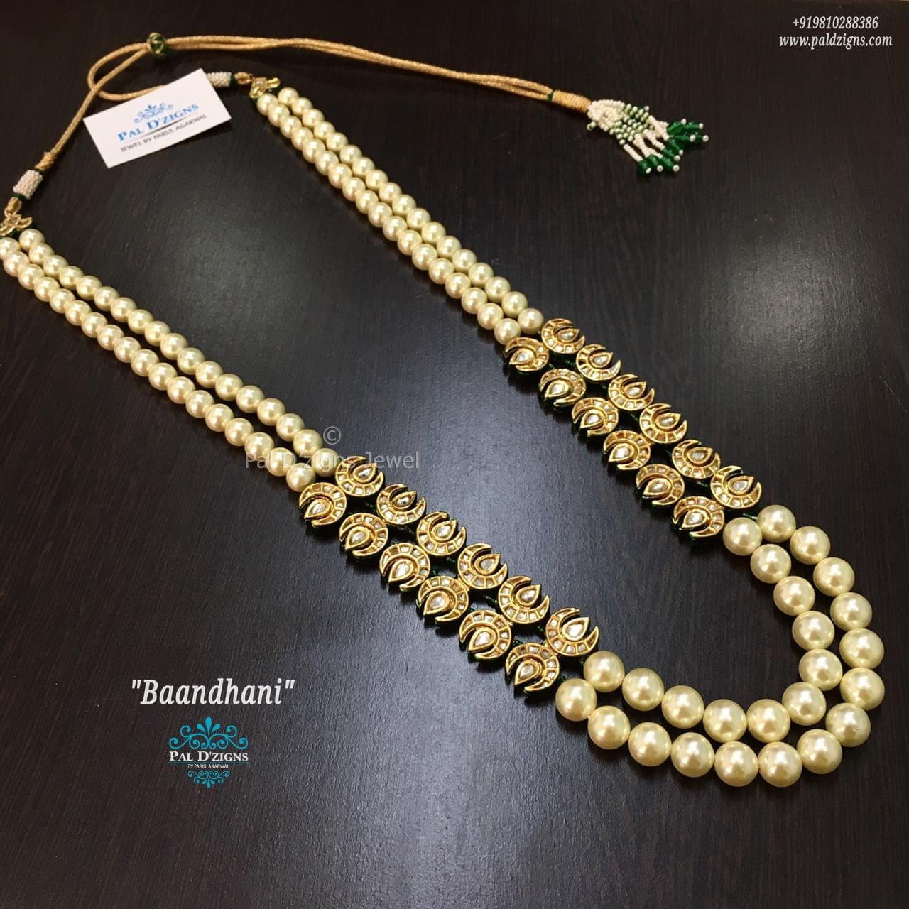 Baandhani Kundan Necklace