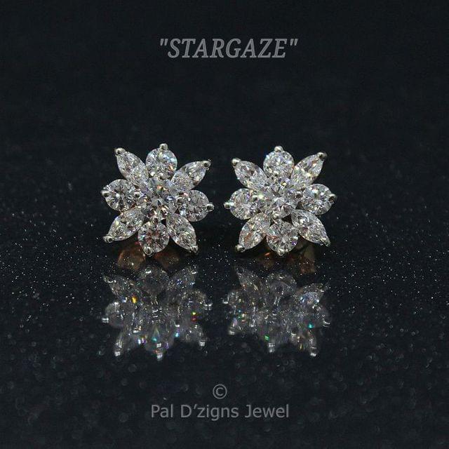 Star-Gaze Swarovski Earings