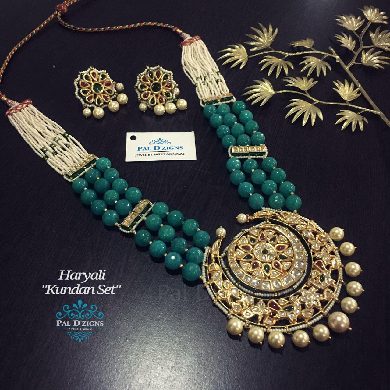 Haryali Kundan Set