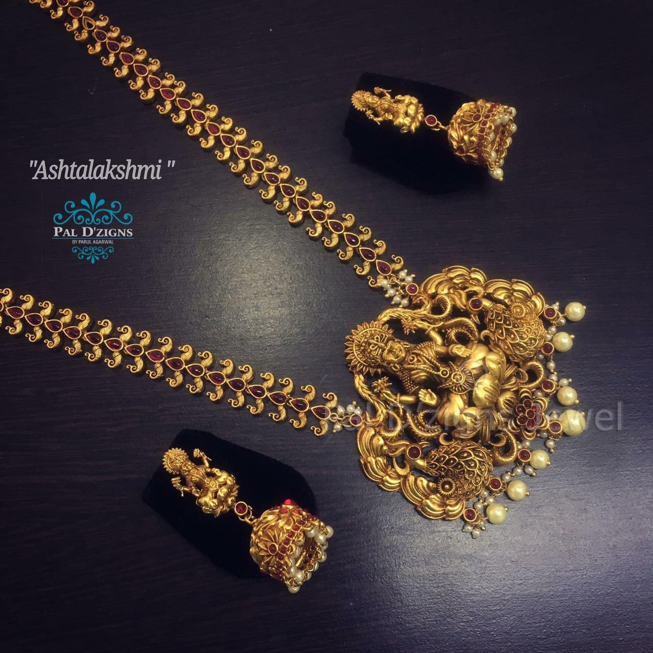 Ashtalakshmi temple jewellery