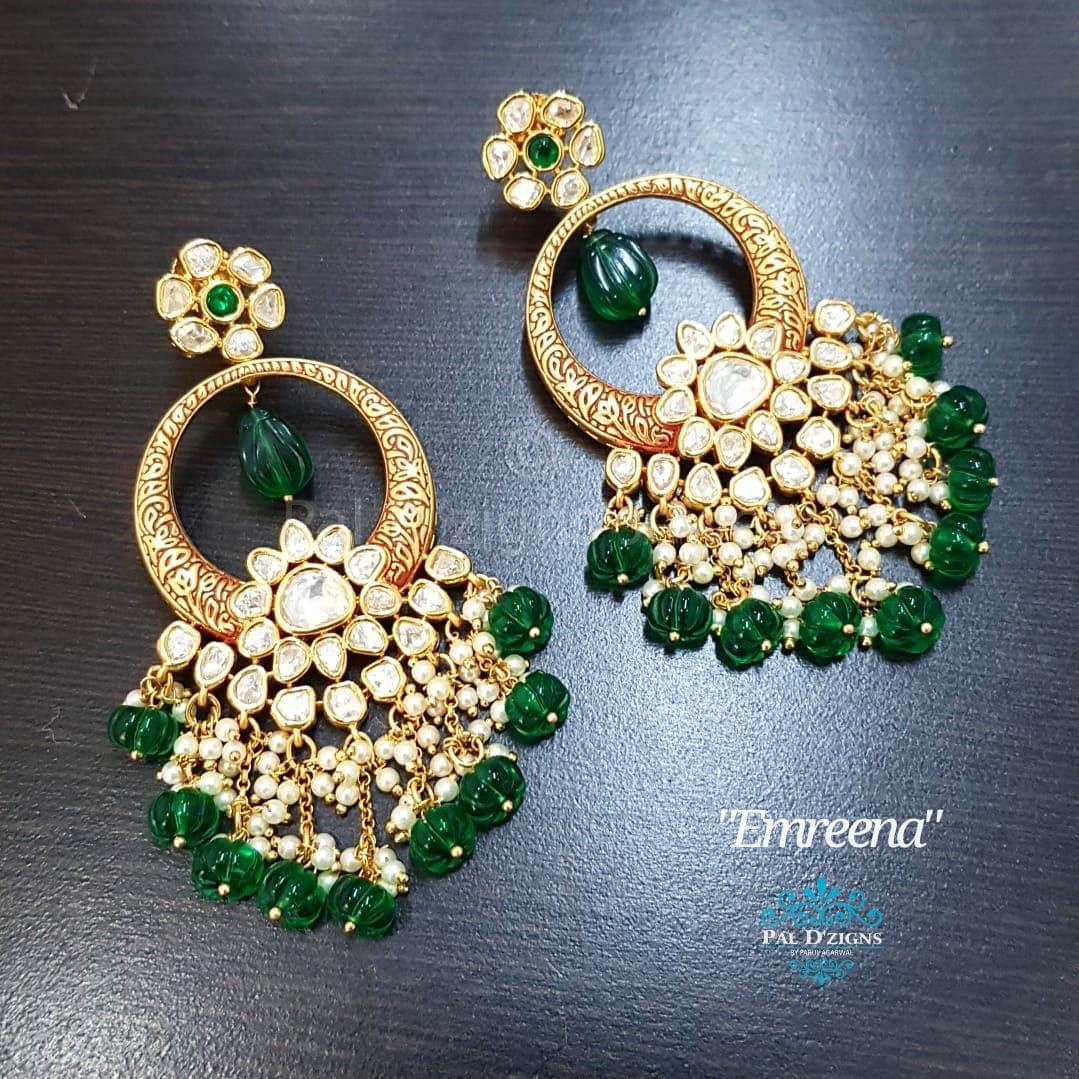 Emreena Kundan Earings