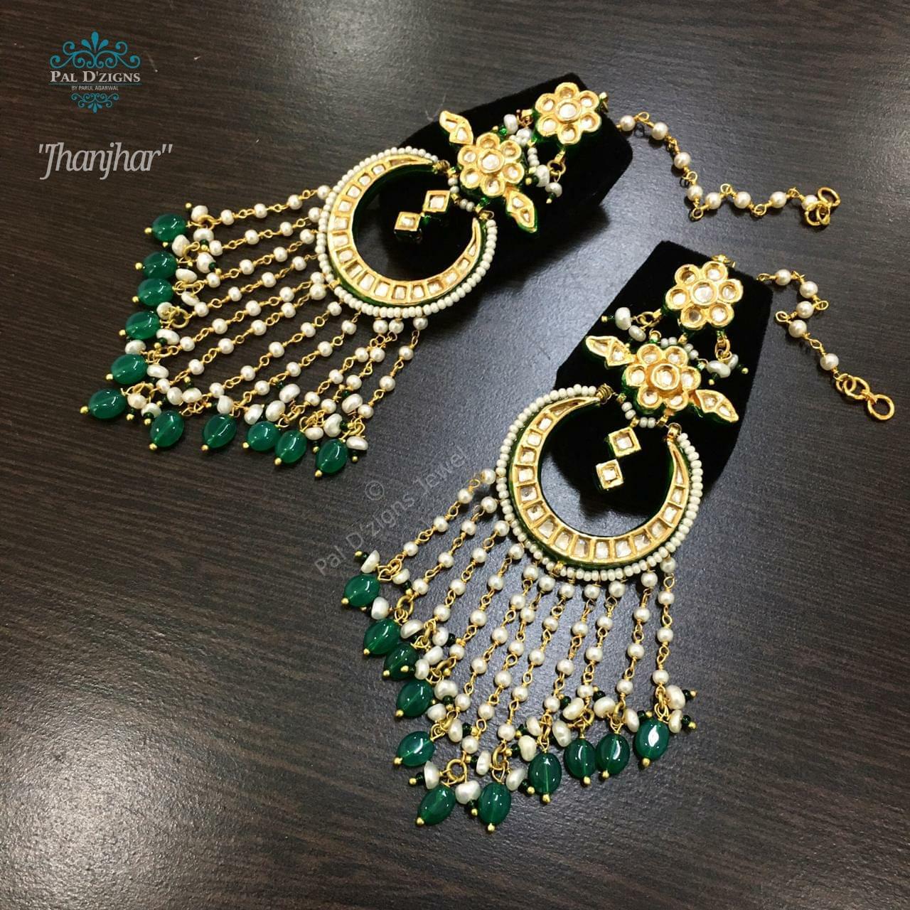 Jhanjhar Kundan Earings